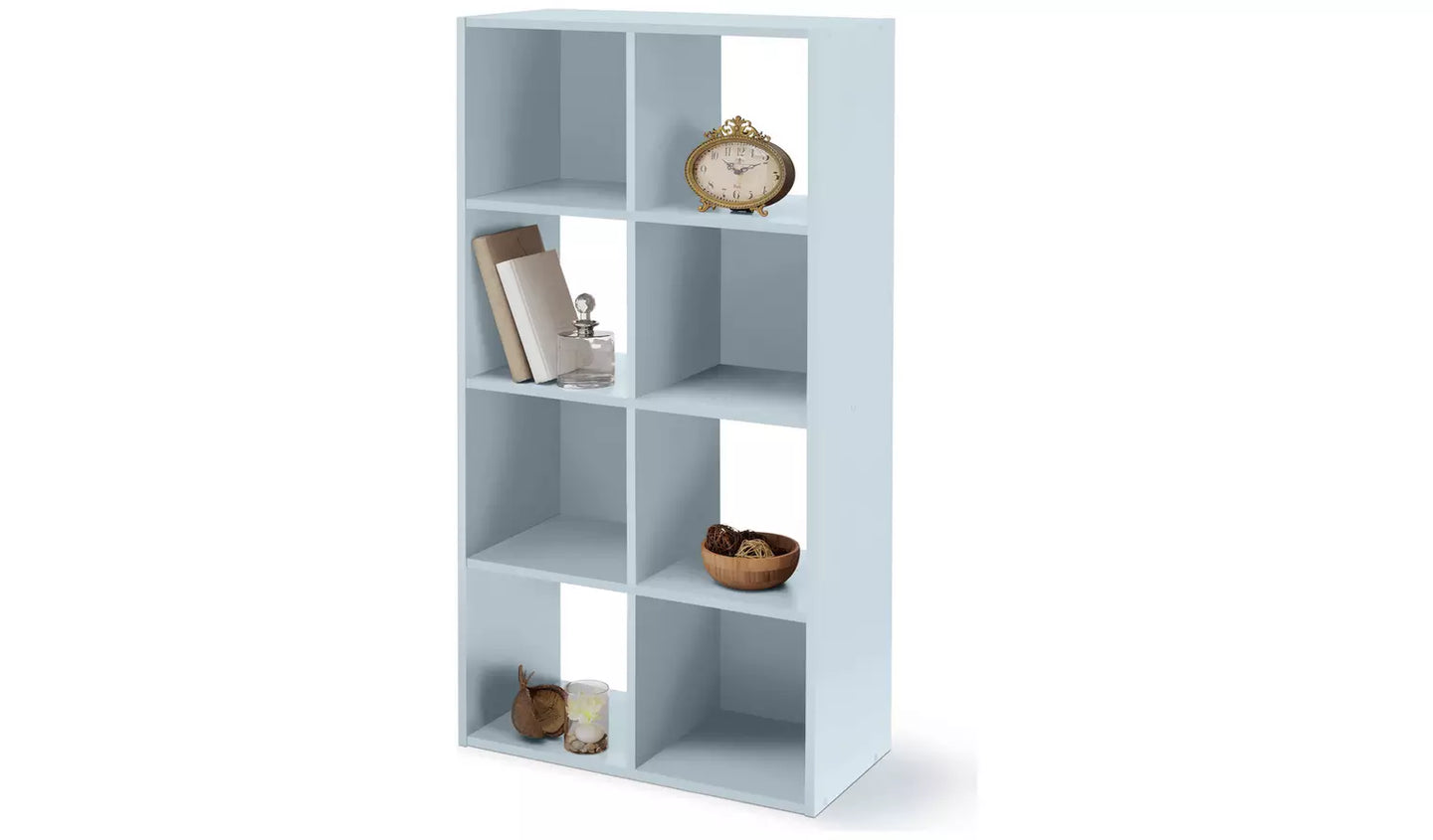 Assembled Squares 8 Cube Storage Unit - Grey